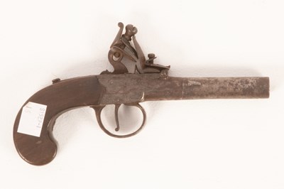 Lot 229 - A Queen Anne flintlock pistol