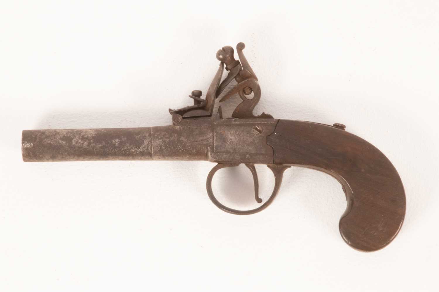 Lot 229 - A Queen Anne flintlock pistol