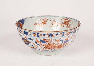 Lot 35 - A Chinese Imari style punch bowl