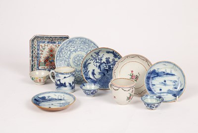 Lot 37 - A group of Chinese porcelain tea wares