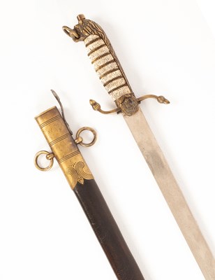 Lot 237 - A Naval short sword