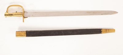 Lot 239 - A rifle sword bayonet