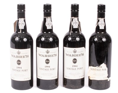 Lot 319 - Vintage Port: Warre's 1994, 4 bottles