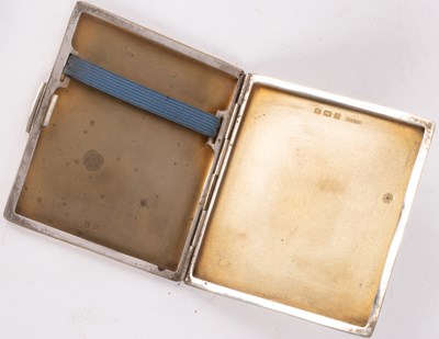 Lot 16 - A silver cigarette case