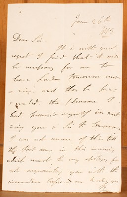 Lot 813 - Byron (George Gordon, Lord) Autograph Letter