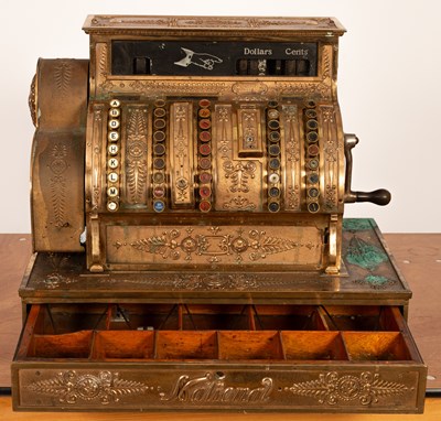 Lot 270 - An Edwardian National cash register