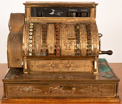 Lot 270 - An Edwardian National cash register