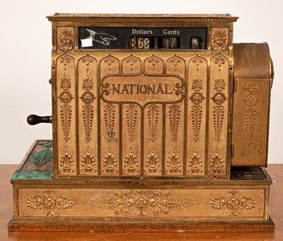 Lot 270 - An Edwardian National cash register
