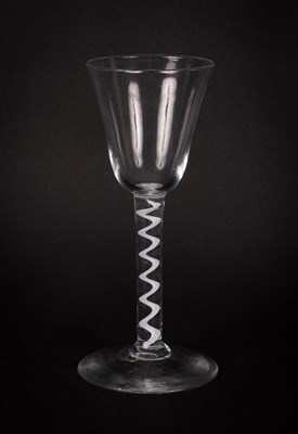 Lot 197 - An English 18th Century wine glass