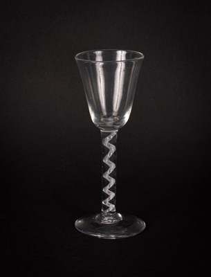 Lot 198 - An English 18th Century wine glass