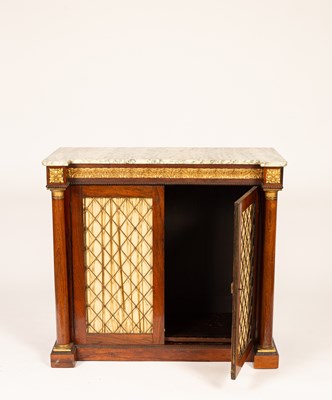 Lot 427 - A marble top cabinet