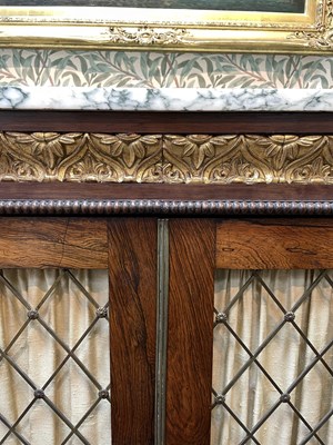 Lot 427 - A marble top cabinet