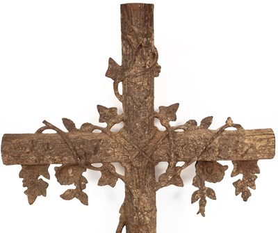 Lot 339 - A French cast iron cross