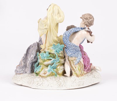 Lot 237 - An 18th Century Meissen figure group