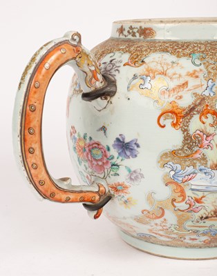 Lot 46 - A Chinese Mandarin palette punch pot and cover