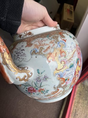 Lot 46 - A Chinese Mandarin palette punch pot and cover