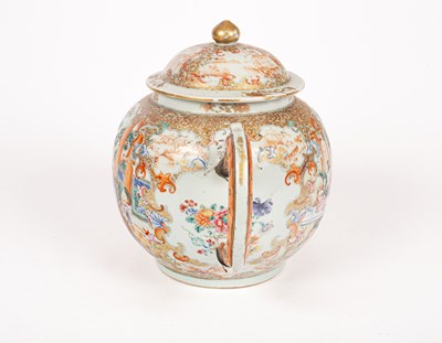 Lot 46 - A Chinese Mandarin palette punch pot and cover