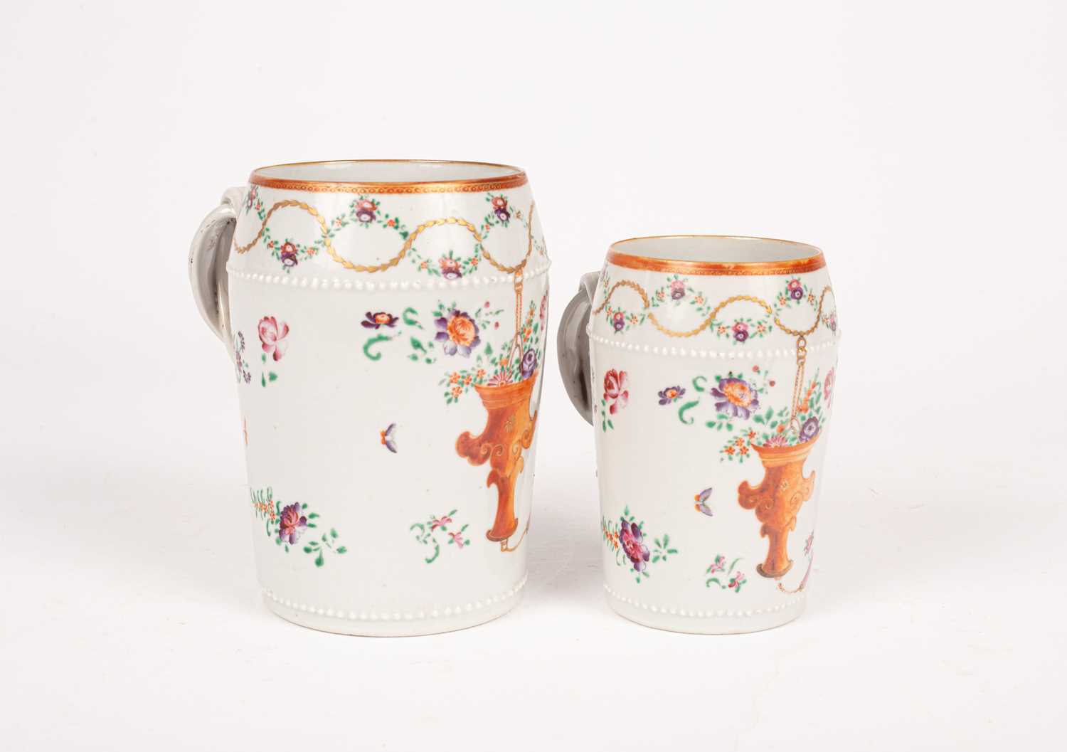 Lot 47 - A Chinese export tankard