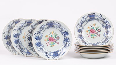 Lot 50 - Eleven Chinese soup plates
