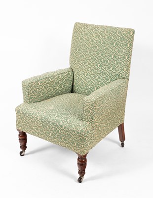 Lot 354 - A mid 20th century upholstered armchair