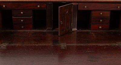 Lot 351 - A 19th Century walnut bureau