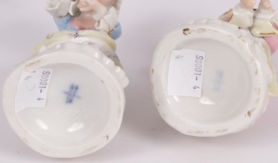 Lot 212 - Two 19th Century Meissen ‘Devisenkinder’ or Motto Children