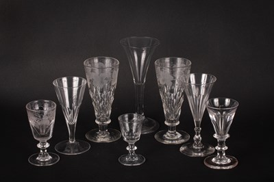 Lot 192 - An English 18th Century wine glass