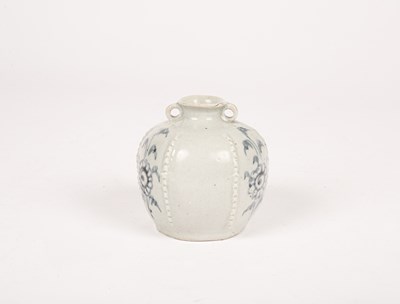 Lot 56 - A Yuan style beaded lug jar