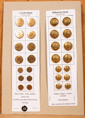 Lot 419 - Irish hunt buttons