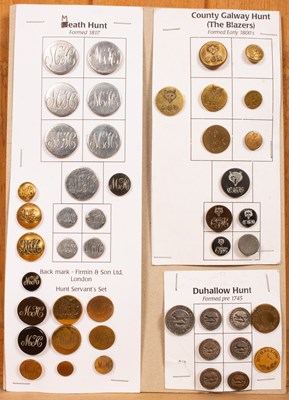 Lot 420 - Irish hunt buttons