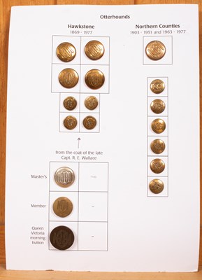 Lot 449 - Otter hunt buttons