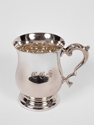 Lot 49 - A silver mug