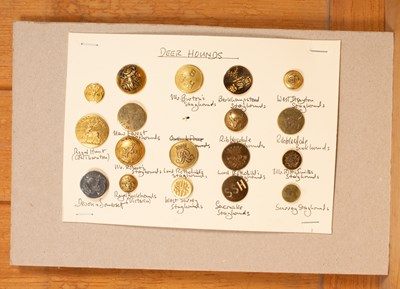 Lot 456 - Staghound hunt buttons