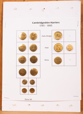 Lot 458 - Cambridgeshire Harriers hunt buttons