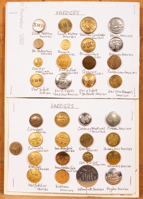 Lot 472 - Harrier pack hunt buttons