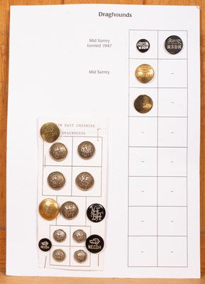 Lot 495 - Draghound pack hunt buttons