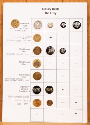 Lot 589 - Military hunt buttons