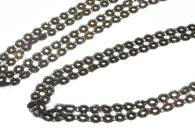 Lot 354 - A Berlin iron work necklace