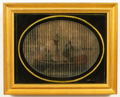 Lot 1014 - A 19th Century optical illusion lithograph in colours