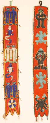 Lot 393 - Two Yoruba beaded sashes