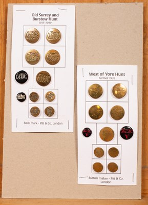 Lot 616 - Hunt buttons