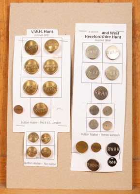 Lot 617 - Hunt buttons