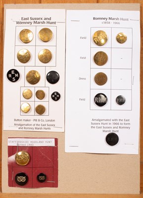 Lot 619 - Hunt buttons