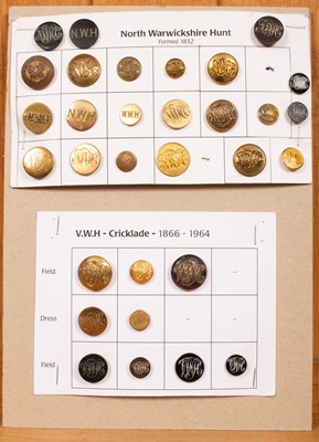 Lot 622 - Hunt buttons