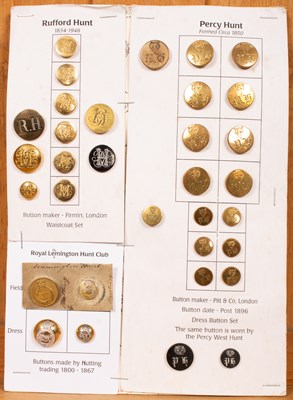 Lot 626 - Hunt buttons