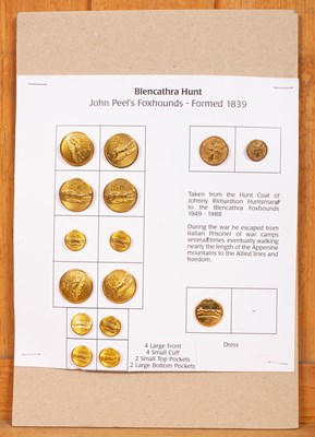 Lot 645 - Blencathra Hunt buttons