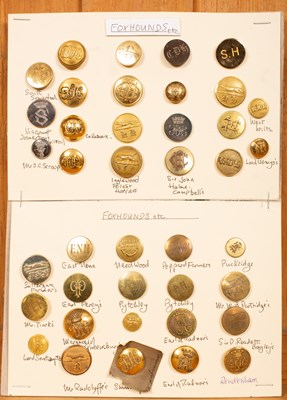 Lot 650 - Hunt buttons