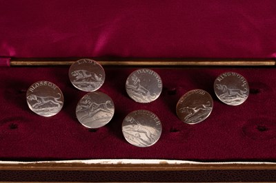 Lot 561 - Seven 18th Century silver buttons