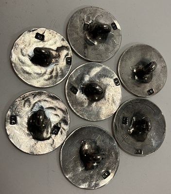 Lot 561 - Seven 18th Century silver buttons