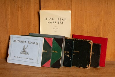 Lot 500 - Lists of hounds of various Beagle and Harrier packs